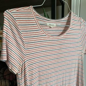 Madewell Striped T-Shirt Dress size XS!! So Comfy!